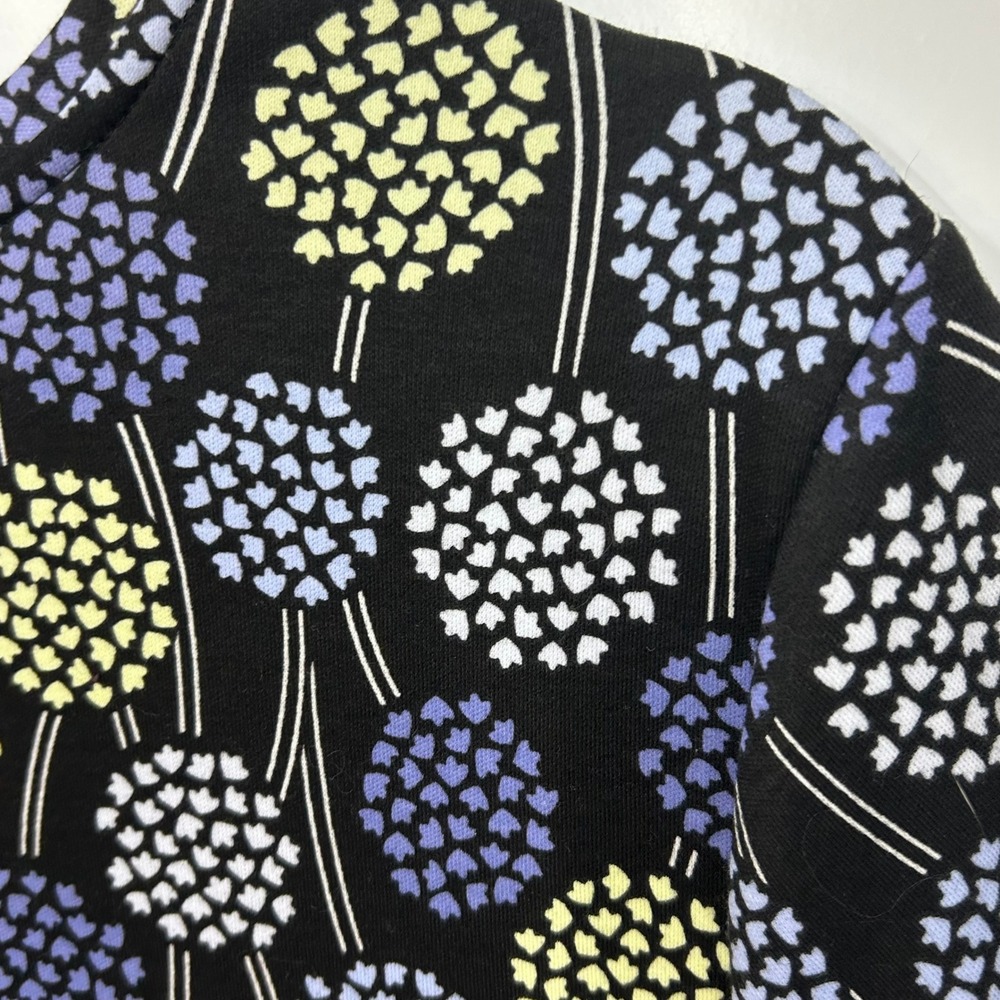 Jones New York Signature Womens 2X V-Neck Floral Top Rainshadow Multi Cotton NEW - Picture 8 of 12